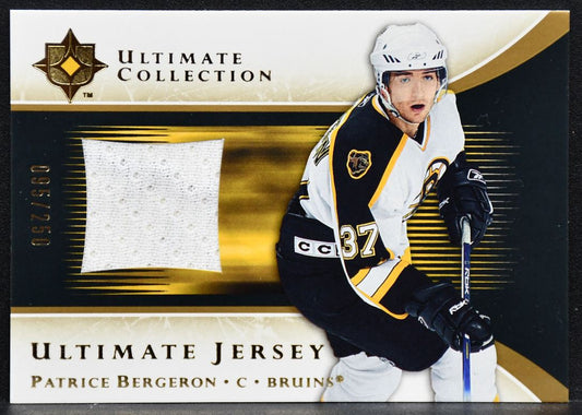 2005-06 UD Ultimate Collection Jerseys Bergeron Boston Bruins /250 Jersey 3705