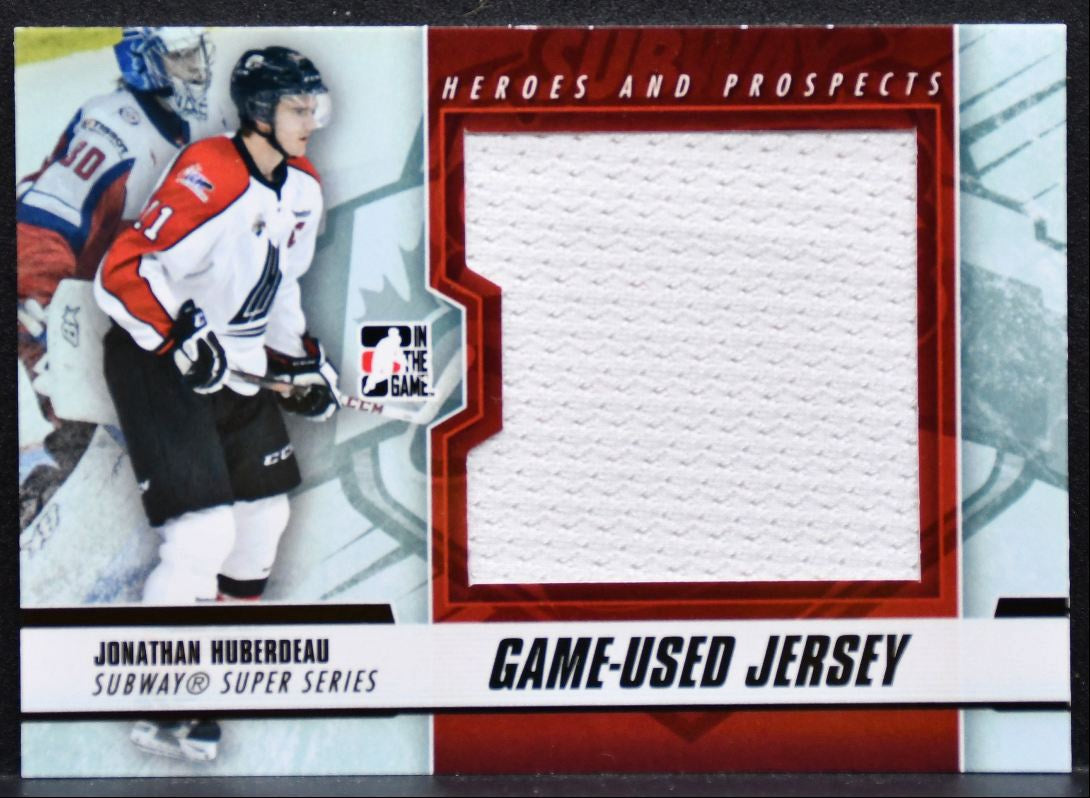 2012-13 ITG Heroes and Prospects Subway Super Series Huberdeau Jersey 3087