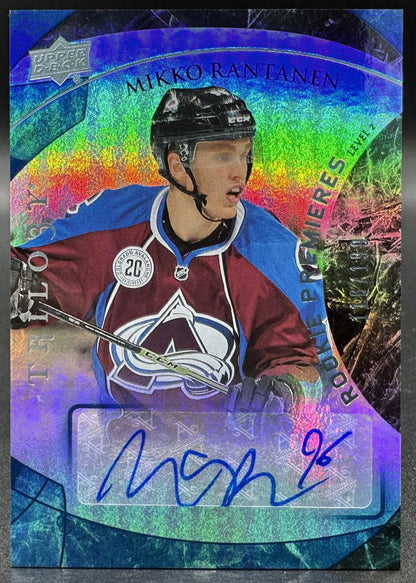 2015-16 UD Trilogy Rookie Première Niveau 2 Mikko Rantanen RC Auto /199