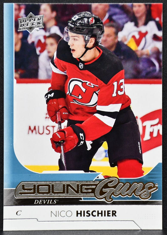 2017-18 Upper Deck Series 1 Young Guns Nico Hischier 201 New Jersey Devils RC 5869