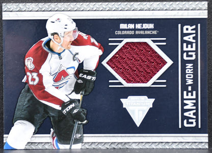 2011-12 Panini Titanium Game-Worn Gear Milan Hejduk 45 Jersey 2462