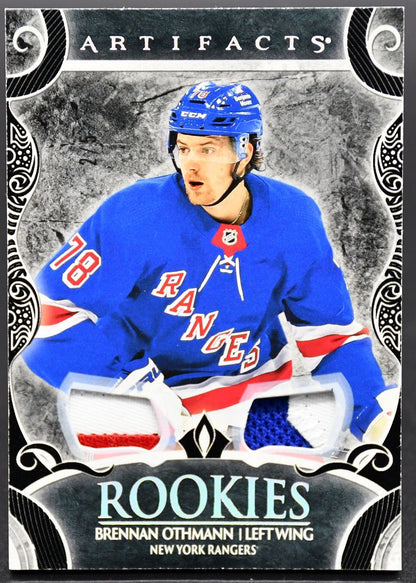 2024-25 UD Artifacts Rookies Black Materials Brennan Othmann 171 RC 2/5 Patch