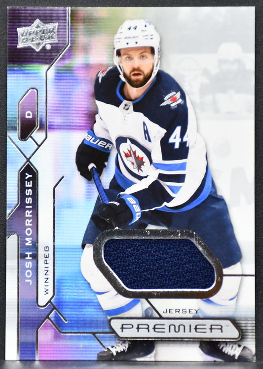 2021-22 Upper Deck Premier Jersey Josh Morrissey 77 Winnipeg Jets Jersey 2677