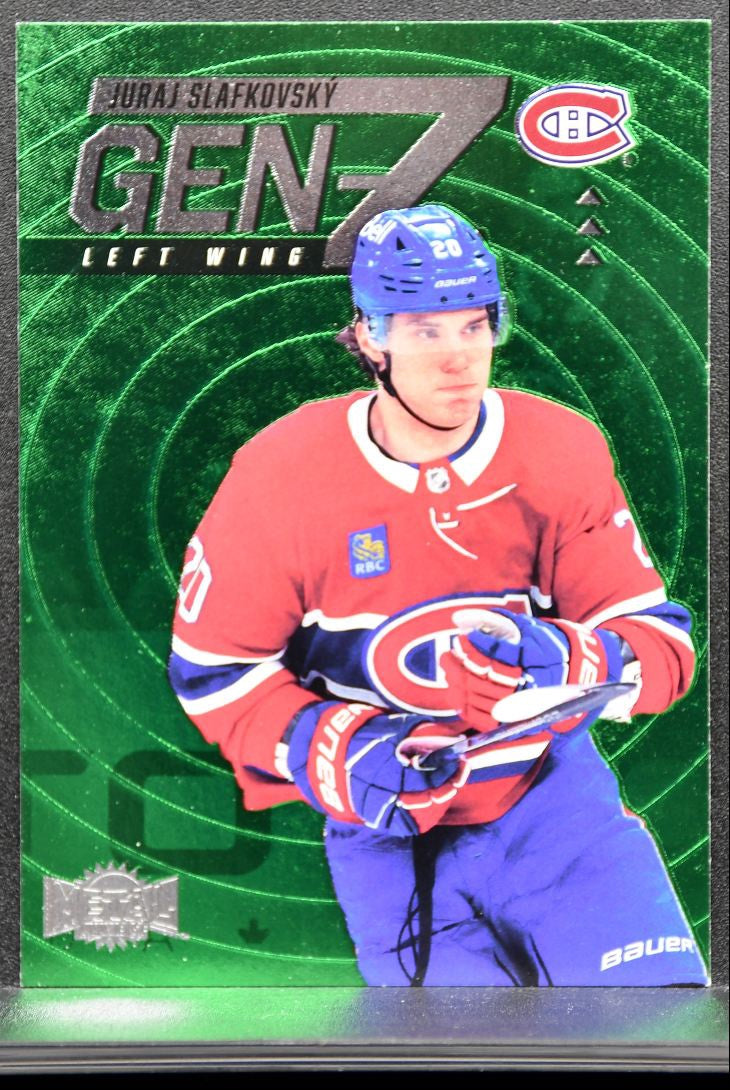 2024-25 SkyBox Metal Universe Gen Z Juraj Slafkovsky Montreal Canadiens 9409