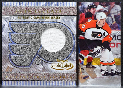 2000-01 Topps Gold Label Game-Worn Jerseys John LeClair Flyers Jersey 2608
