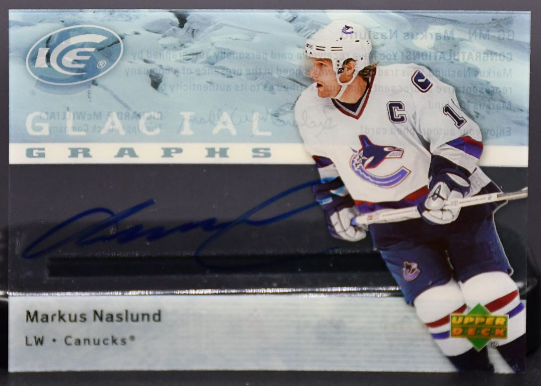2007-08 UD ICE Glacial Graphs Markus Naslund GG-MN Auto