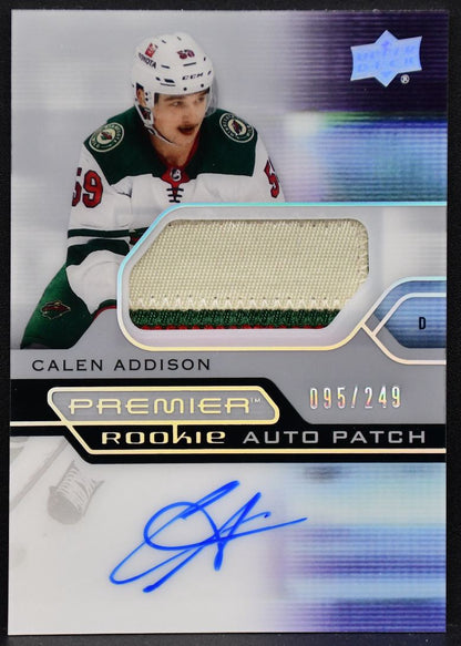 21-22 UD Premier Acetate RC Auto Patch Calen Addison AR-CA Wild RC /249 5082