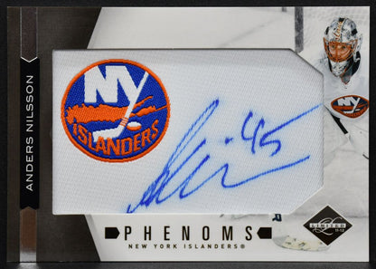 2011-12 Panini Limited Phenoms Nilsson 261 Islanders RC Auto 051/299 Patch 0201
