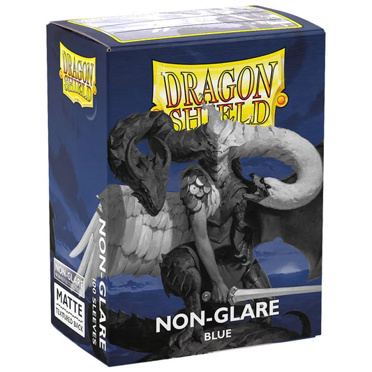 Sleeves: Dragon Shield: Non-Glare: Matte Blue (100) (EN)