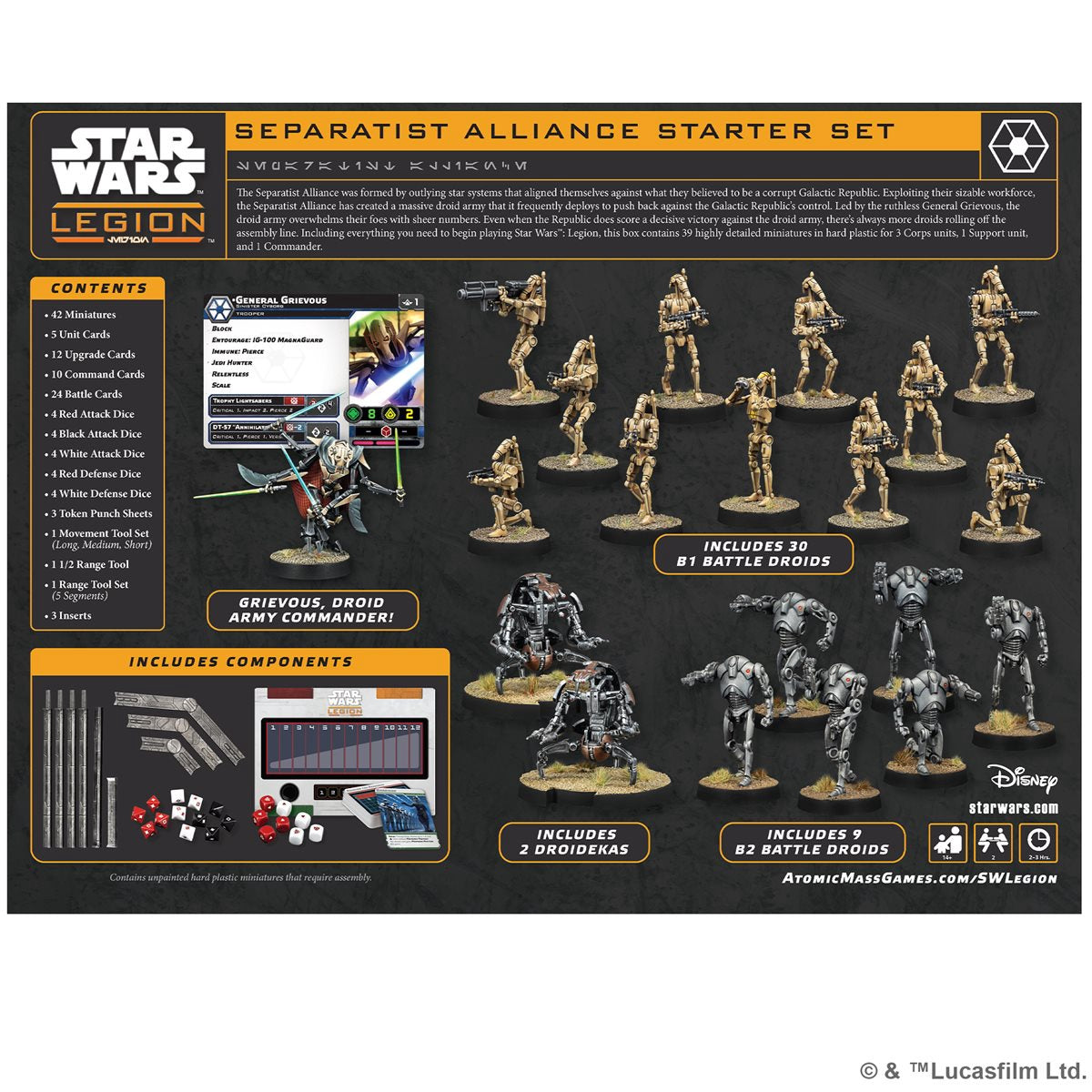 Star Wars Legion Seperatist Alliance - Starter Set (ML)