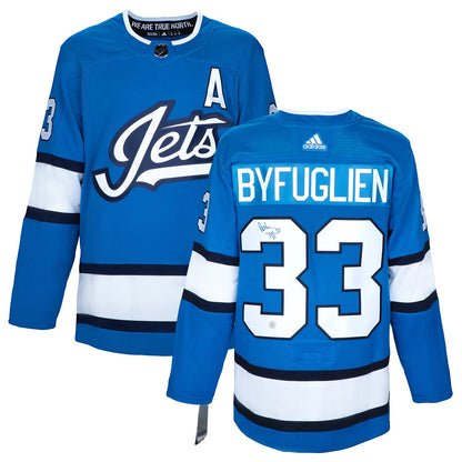 Dustin Byfuglien Signed Winnipeg Jets Aviator Alternate adidas Jersey