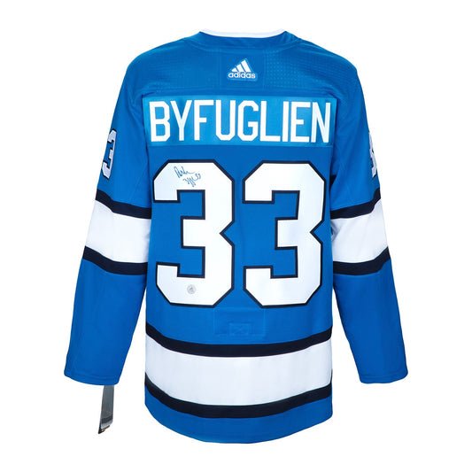 Dustin Byfuglien Signed Winnipeg Jets Aviator Alternate adidas Jersey