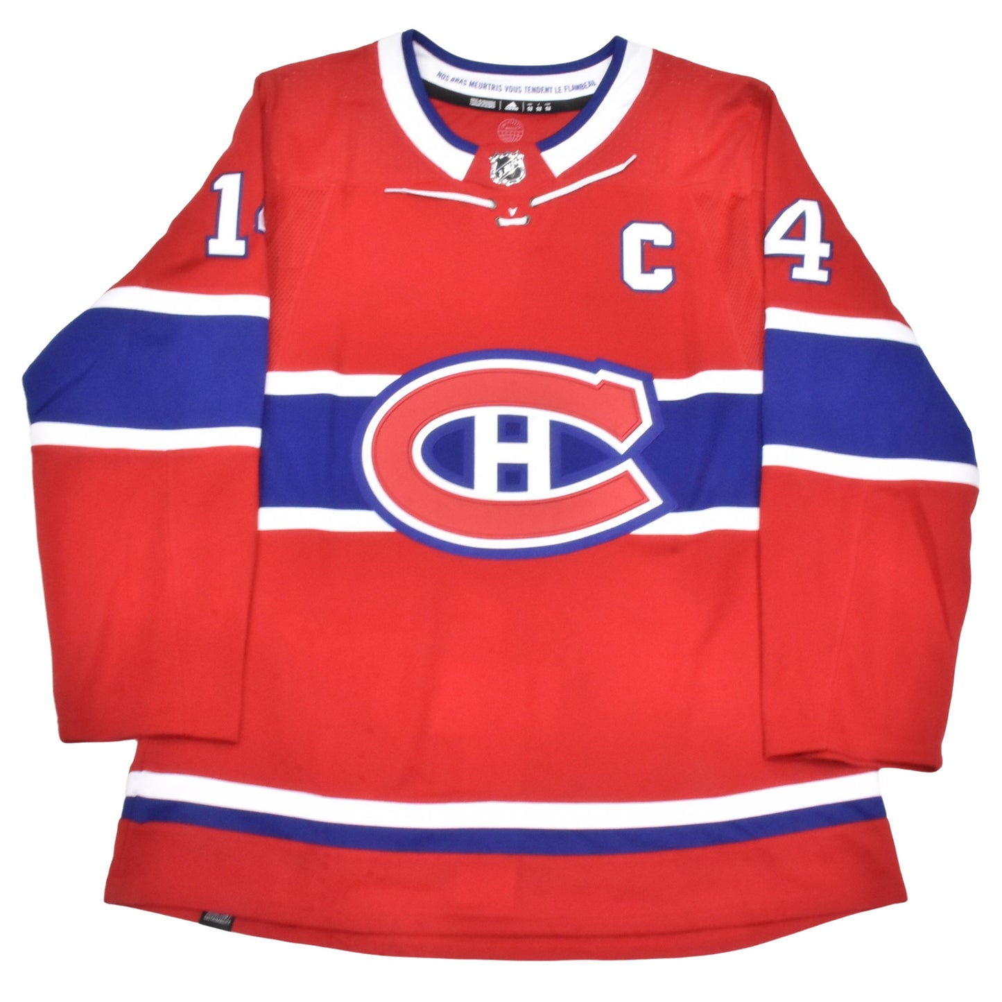 Nick Suzuki Autographed Red Adidas Jersey