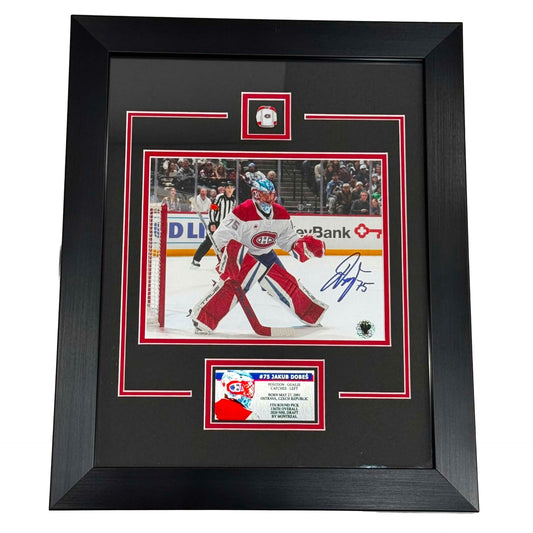 Jakob Dobes Autographed with Photo 21" X 17" Frame