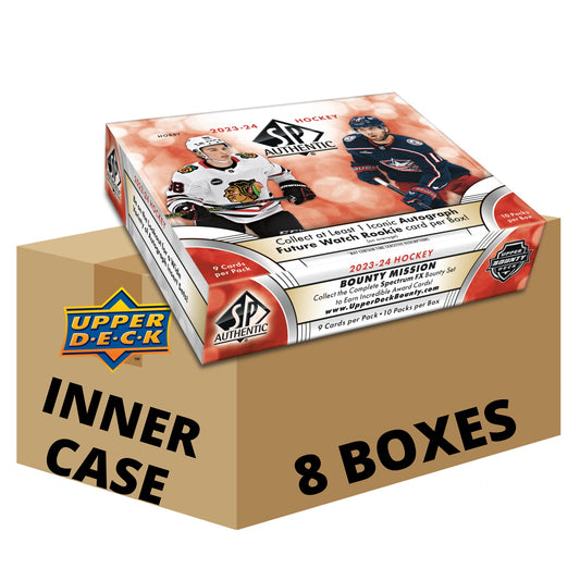 Upper Deck SP Authentic Hockey 23/24 Hobby Inner Case (8 Boxes)