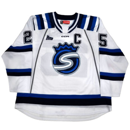 Jersey XL Antoine Roussel Blanc - Signé par Antoine Roussel