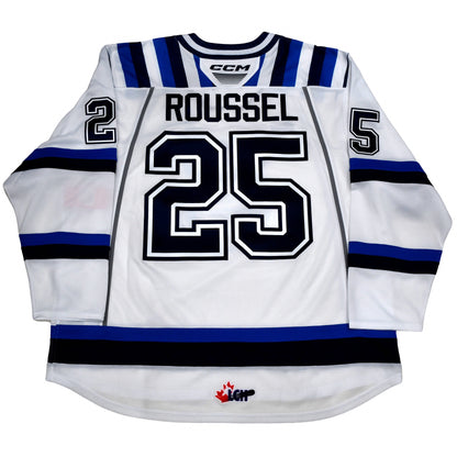 Jersey XL Antoine Roussel Blanc - Signé par Antoine Roussel