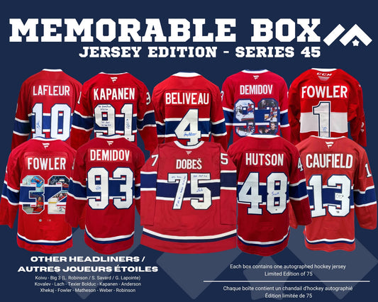 Memorable Box Jersey Edition - Series 45 (Montreal Canadiens)