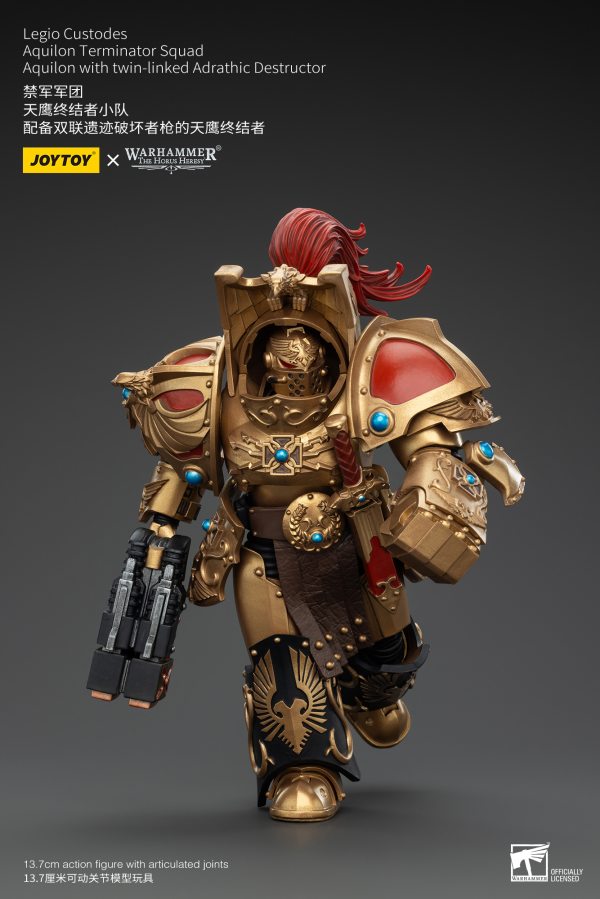 Legio Custodes Aquilon Terminator Squad Aquilon with twin-linked Adrathic Destructor