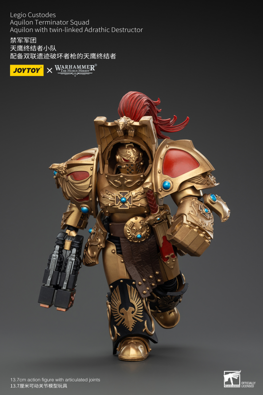 Legio Custodes Aquilon Terminator Squad Aquilon with twin-linked Adrathic Destructor