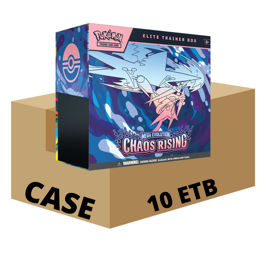 Pokemon TCG ME04 Chaos Rising Elite Trainer Box Case (EN)
