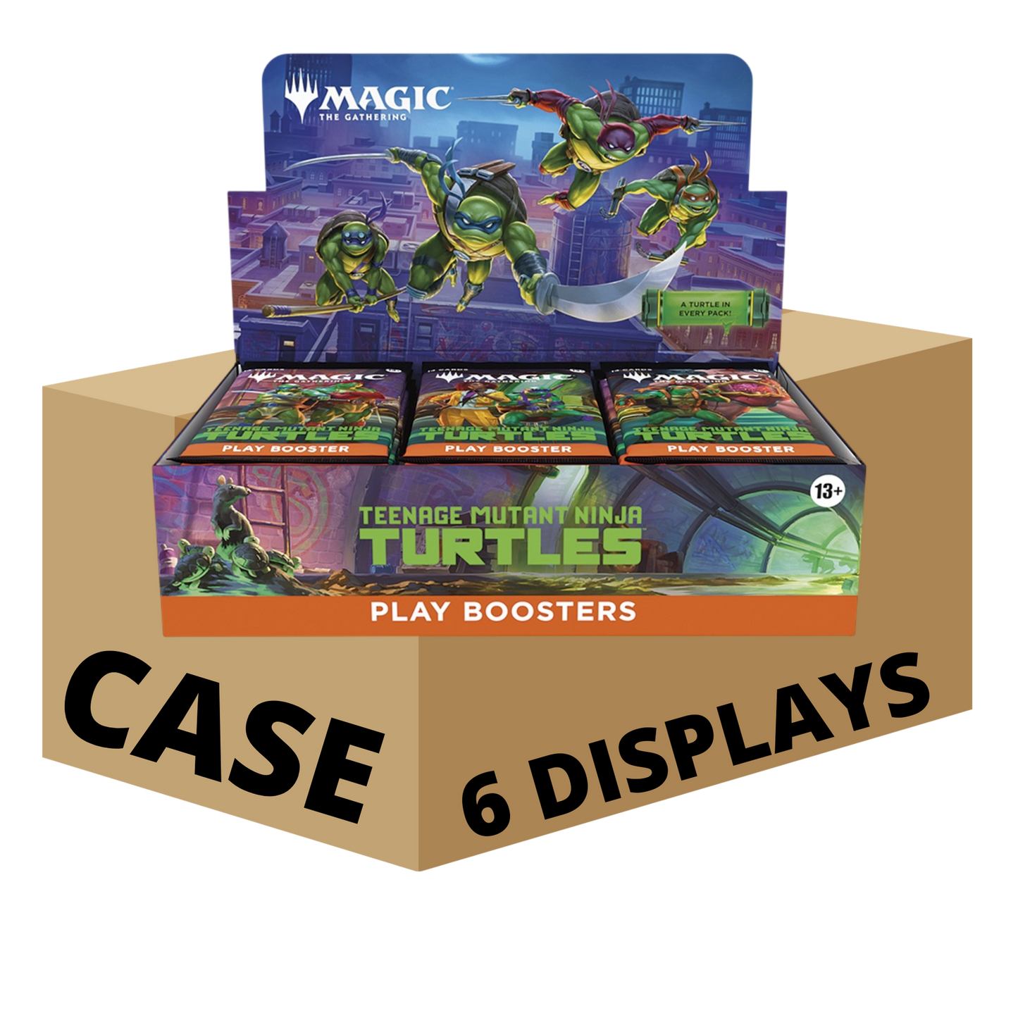 MTG Teenage Mutant Ninja Turtles Play Booster Boxes Case (EN)