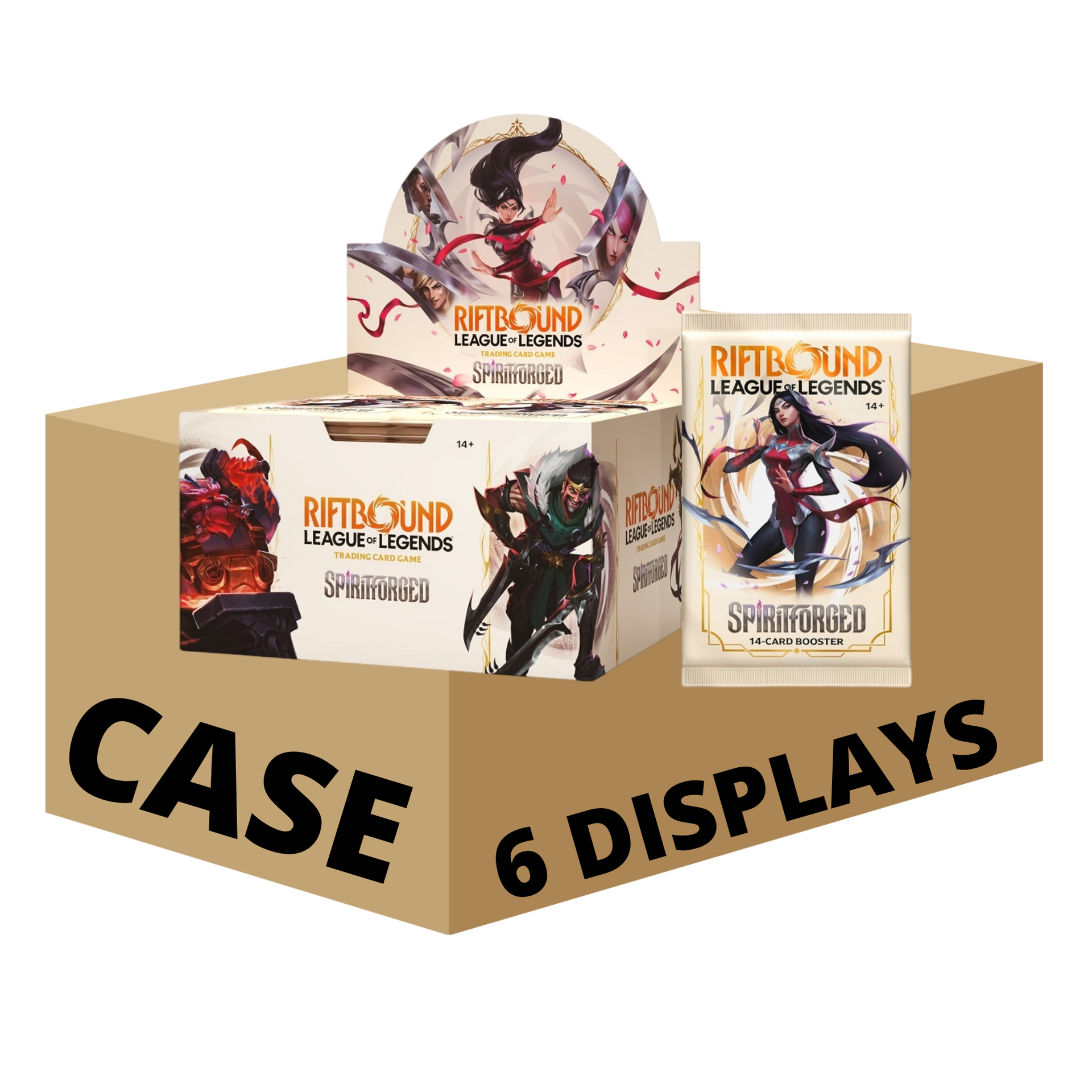 Riftbound League of Legends TCG Spiritforged Booster Boxes Case (EN ...