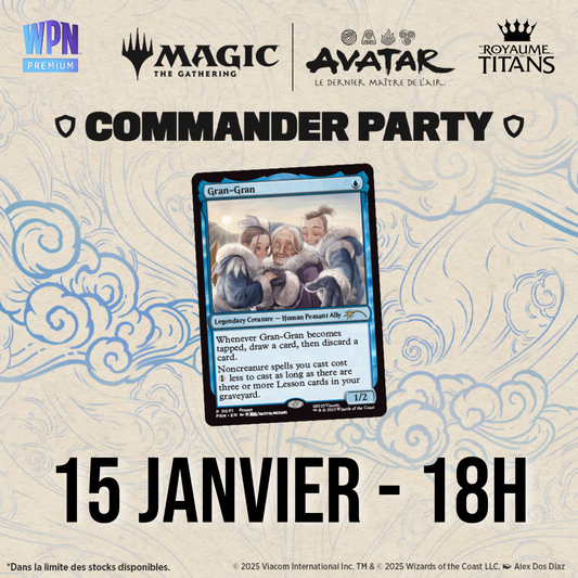 Commander Party Avatar - Jeudi 15 janvier 18h