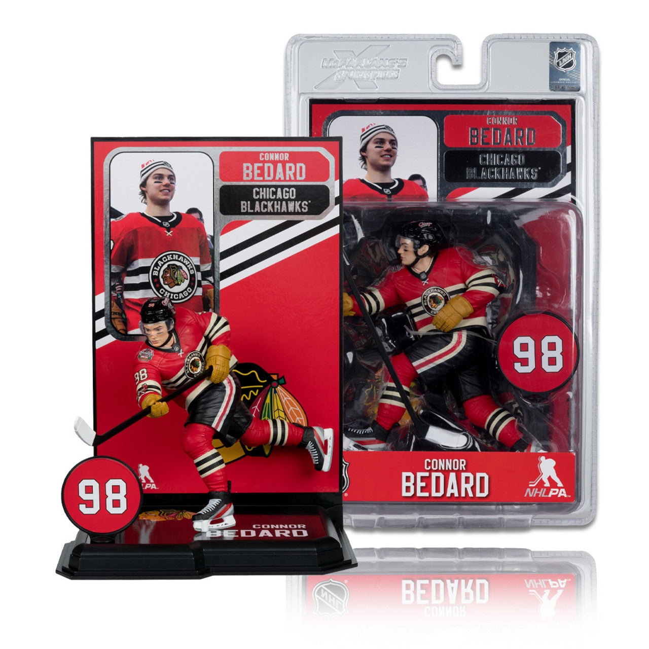 Connor Bedard (Chicago Blackhawks) In Winter Classic Jersey NHL 7 Inches Figure McFarlane's SportsPicks