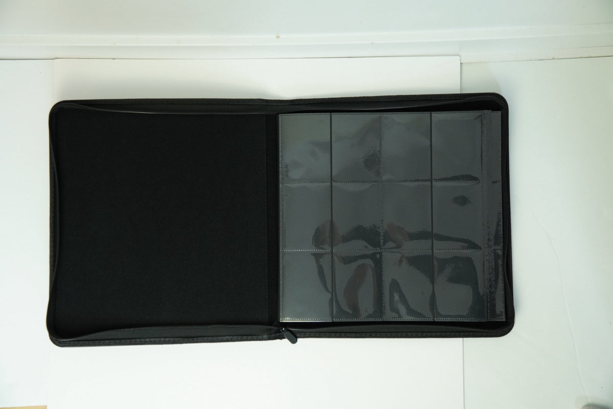 EVORETRO 4x3 Binder with Zipper fits 528 cards - Black