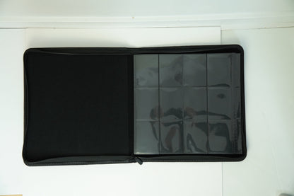 EVORETRO 4x3 Binder with Zipper fits 528 cards, Black