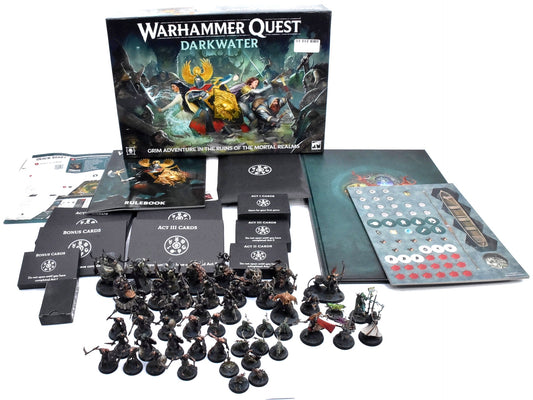 WARHAMMER QUEST Warhammer Darkwater Box #1 PRO PAINTED COMMISSION Sigmar 1374