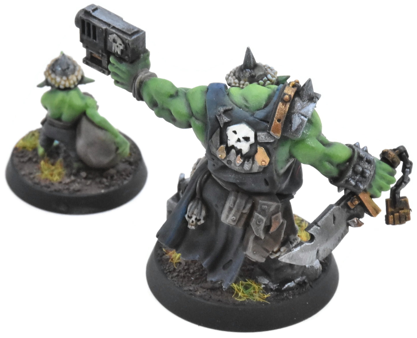 ORKS 2 Gorzag Gitstompa #1 BIEN PEINT Warhammer 40K 4244