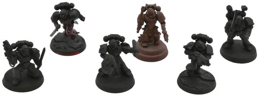 SPACE MARINES 6 Loose Marines #1 Warhammer 40K 4398