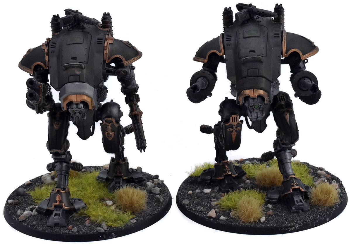 IMPERIAL KNIGHTS 2 Armigers #3 WELL PAINTED Warhammer 40K 2085