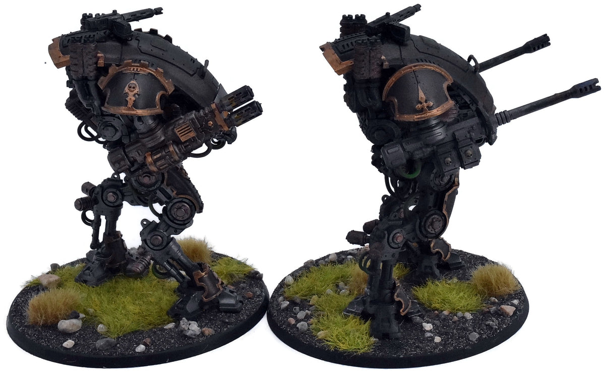 IMPERIAL KNIGHTS 2 Armigers #3 WELL PAINTED Warhammer 40K 2085
