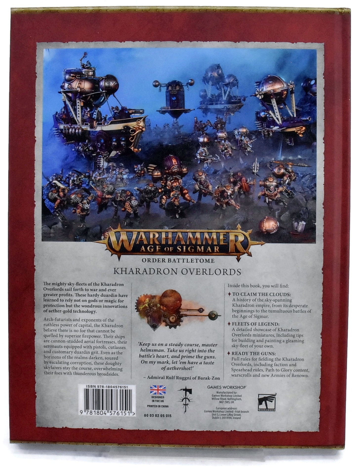 AOS BOOKS & ACCESSORIES Kharadron Battletome #1 GOOD Warhammer Sigmar 1565