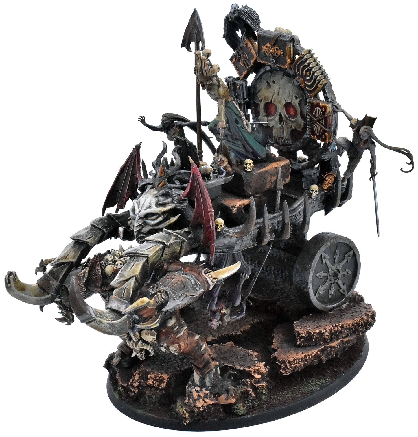 WARRIORS OF CHAOS Chaos Warshrine #1 CONVERTED PRO PAINTED 1633