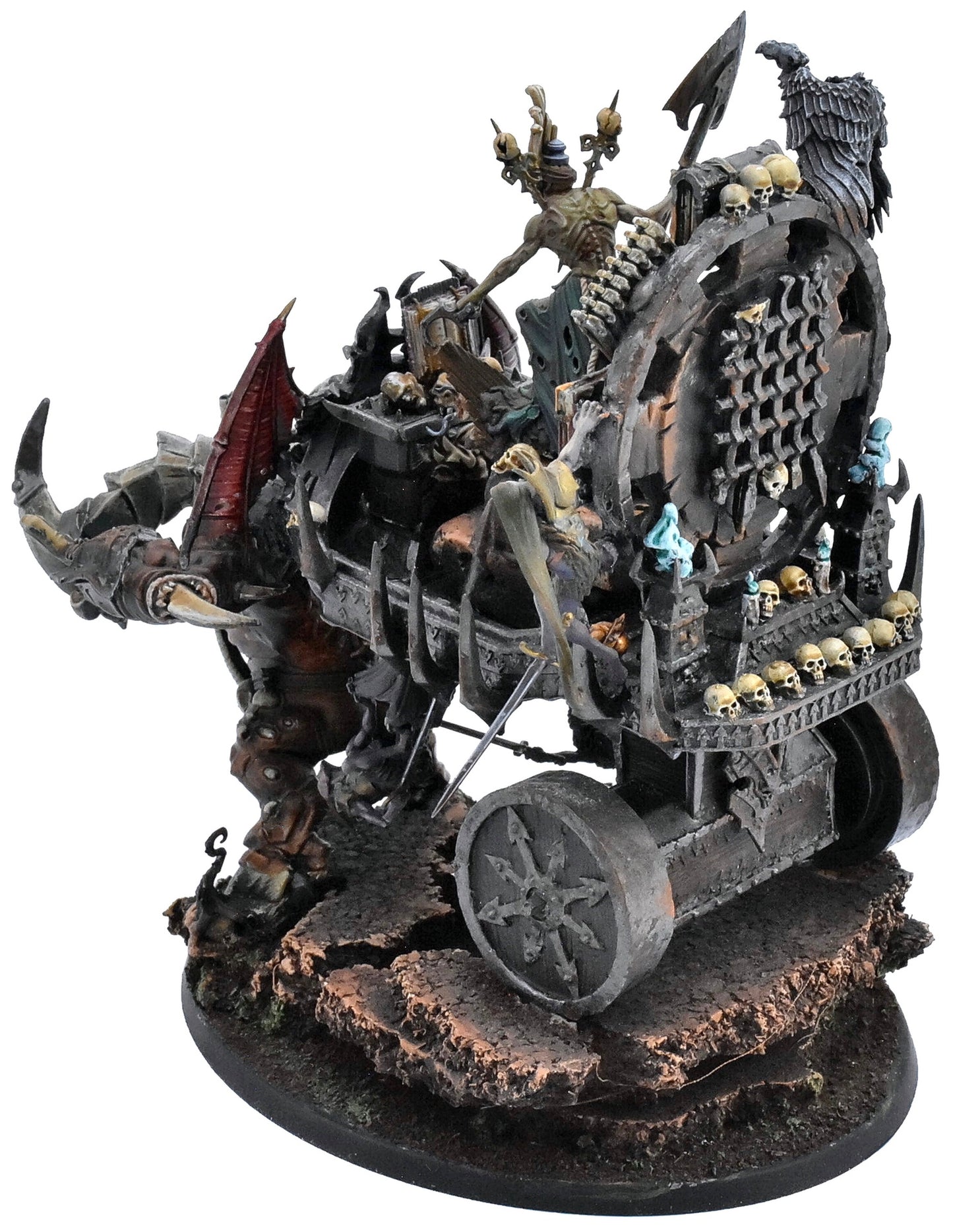 WARRIORS OF CHAOS Chaos Warshrine #1 CONVERTED PRO PAINTED 1633