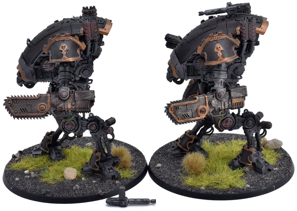 IMPERIAL KNIGHTS 2 Armigers #1 WELL PAINTED Warhammer 40K 2139