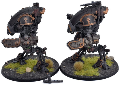 IMPERIAL KNIGHTS 2 Armigers #1 WELL PAINTED Warhammer 40K 2139