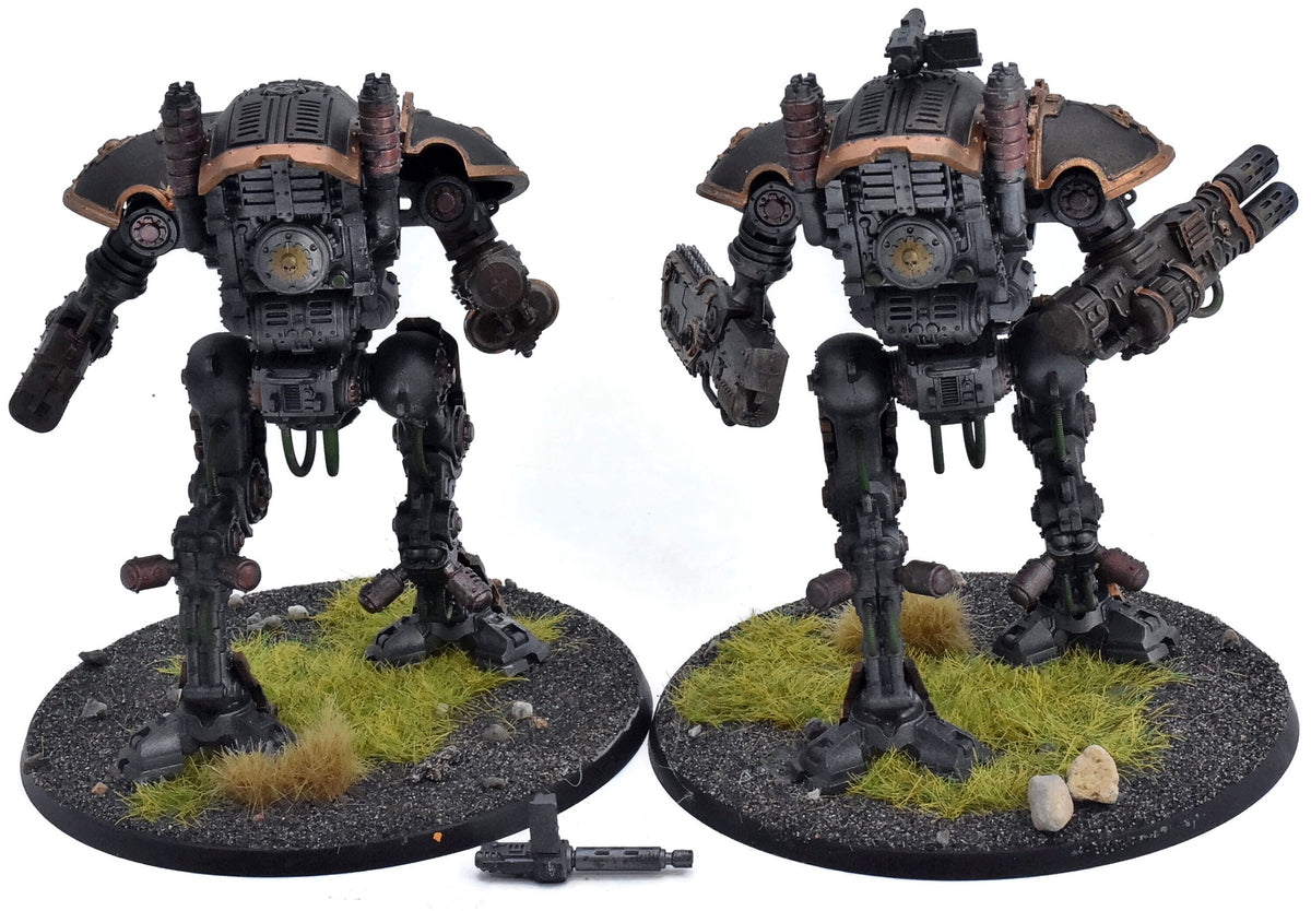 IMPERIAL KNIGHTS 2 Armigers #1 WELL PAINTED Warhammer 40K 2139