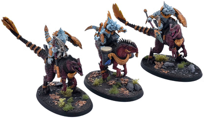 SERAPHON 3 Aggradon Lancers #1 PRO PAINTED Warhammer Sigmar 1640
