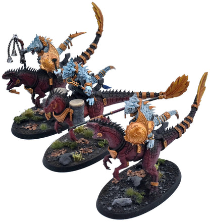 SERAPHON 3 Aggradon Lancers #1 PRO PAINTED Warhammer Sigmar 1640