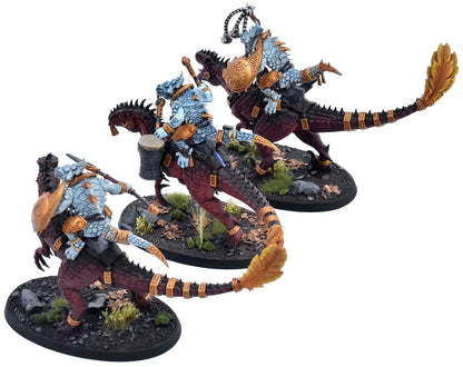 SERAPHON 3 Aggradon Lancers #1 PRO PAINTED Warhammer Sigmar 1640