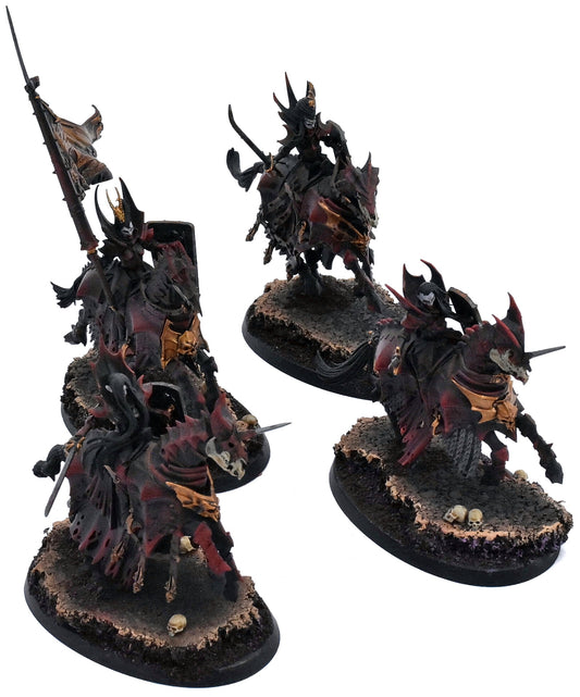 SOULBLIGHT GRAVELORDS 4 Blood Knights #1 PRO PAINTED Sigmar 1657