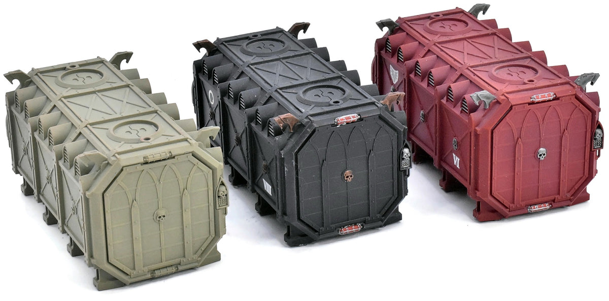 WARHAMMER 40K Battlezone Manufactorum Munitorum Armoured Containers #2 2146