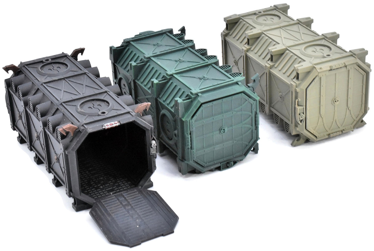 WARHAMMER 40K Battlezone Manufactorum Munitorum Armoured Containers #3 2153