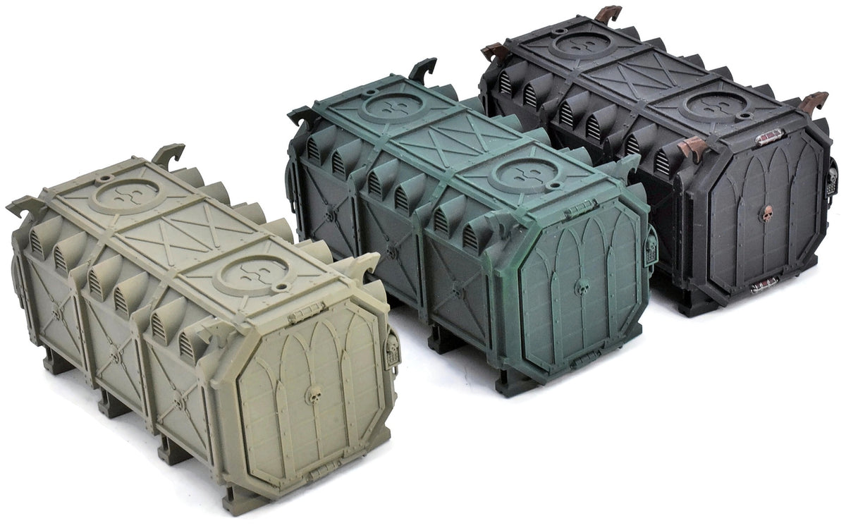 WARHAMMER 40K Battlezone Manufactorum Munitorum Armoured Containers #3 2153