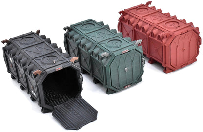 WARHAMMER 40K Battlezone Manufactorum Munitorum Armoured Containers #1 2160
